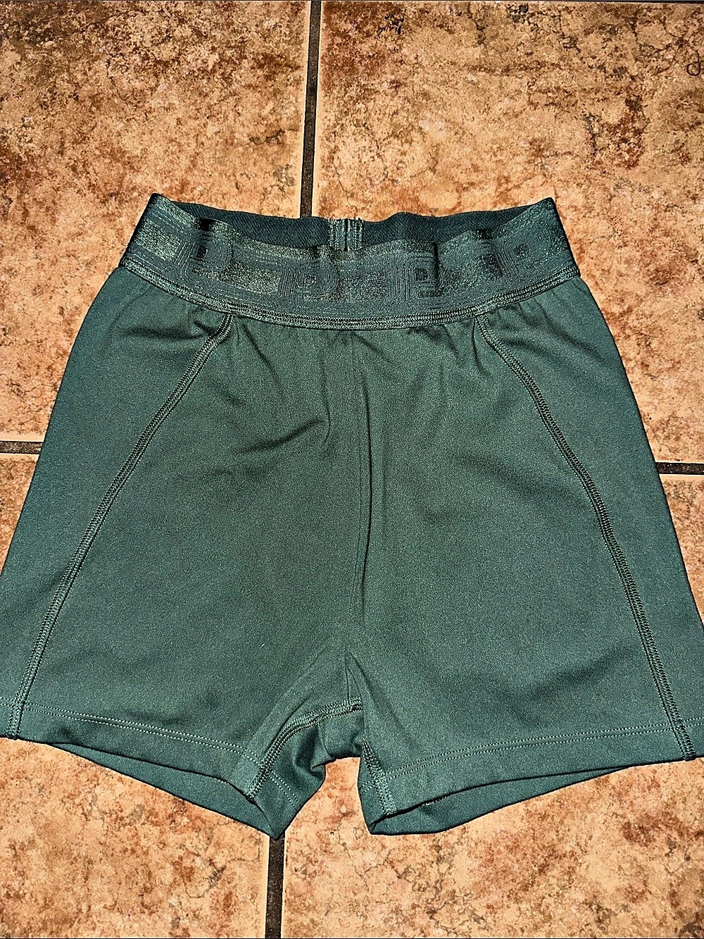 PINK Athletic Shorts in Green Size Small Like New